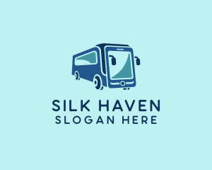 Mobile Smart Transit Bus Van logo design