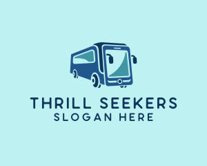 Mobile Smart Transit Bus Van logo design