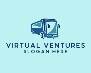 Mobile Smart Transit Bus Van logo design