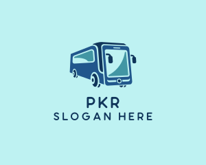 Mobile Smart Transit Bus Van logo design