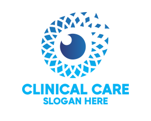 Blue Eye Clinic logo design