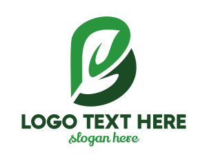 Green Flame - Green BC Leaf logo design