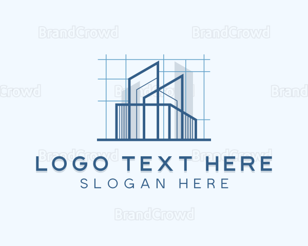 Building Architecture Contractor Logo