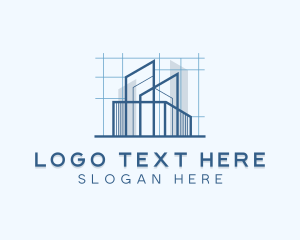 Contractor - Building Architecture Contractor logo design