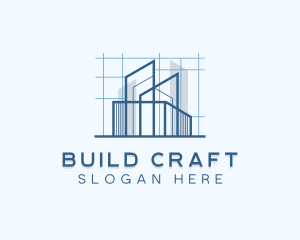 Building Architecture Contractor logo design