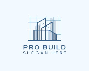 Building Architecture Contractor logo design