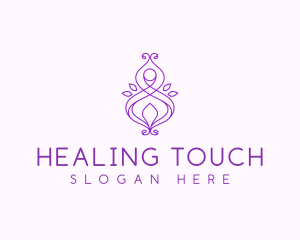 Lotus Yoga Wellness logo design