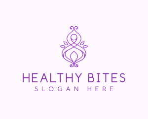 Lotus Yoga Wellness logo design