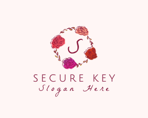 Instagram - Watercolor Rose Flower logo design