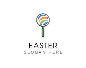 Magnifying Glass Search Logo