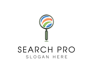 Search - Magnifying Glass Search logo design