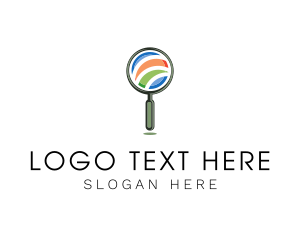 Magnifying Glass Search Logo