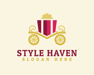 Souvenir Shop - Luxurious Gift Carriage logo design