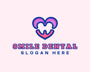 Heart Tooth Dental logo design