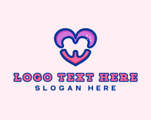 Dental Care - Heart Tooth Dental logo design