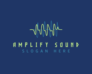 Audio Sound Waves logo design