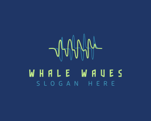 Audio Sound Waves logo design