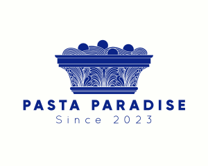 Mediterranean Pasta Restaurant logo design