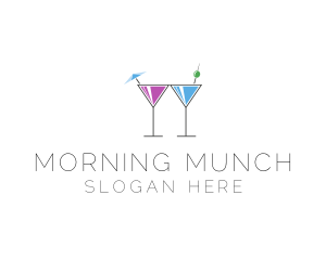 Brunch - Alcoholic Drinks logo design