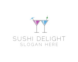 Alcoholic Drinks logo design