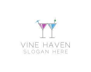 Alcoholic Drinks logo design