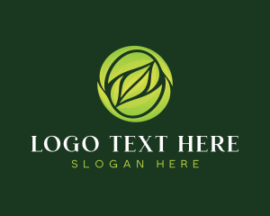 Flora - Eco Gardening Leaf logo design