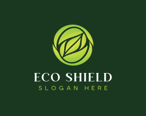 Eco Gardening Leaf logo design