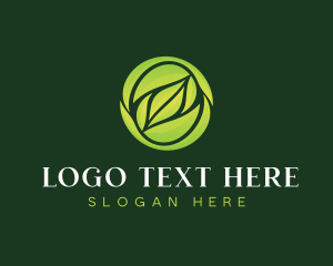 Eco Gardening Leaf Logo
