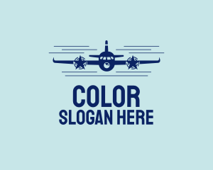 Pilot School - Fly Star Airline logo design