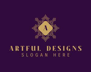 Gold Mandala Boutique logo design