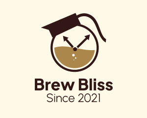 Brew - Coffee Brew Time logo design
