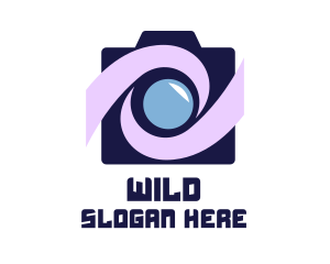 Swoosh Tech Camera Logo