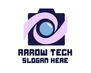 Swoosh Tech Camera logo design