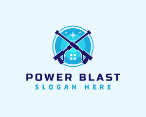 Power Washing Hydraulic Cleaning logo design