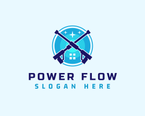 Power Washing Hydraulic Cleaning logo design