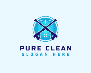 Power Washing Hydraulic Cleaning logo design