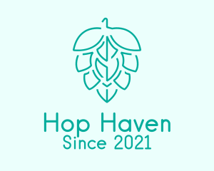 Hop - Grain Hop Plant Farm logo design