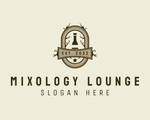 Wine Lounge Bar logo design