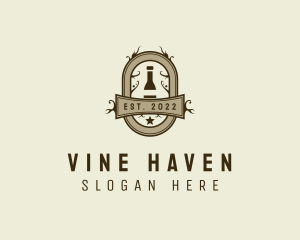 Wine Lounge Bar logo design