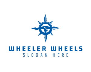 Steering Wheel Navigation logo design