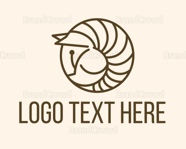 Round Wild Armadillo Logo