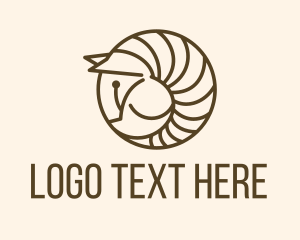 Tarsier - Round Wild Armadillo logo design
