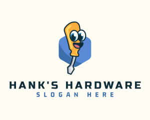 Screwdriver Repair Hardware logo design