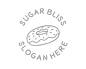 Sweet - Sweet Donut Dessert logo design