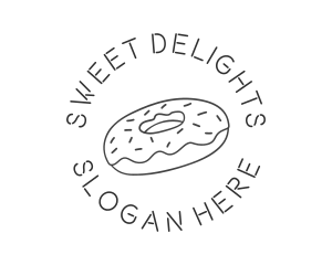 Dessert - Sweet Donut Dessert logo design