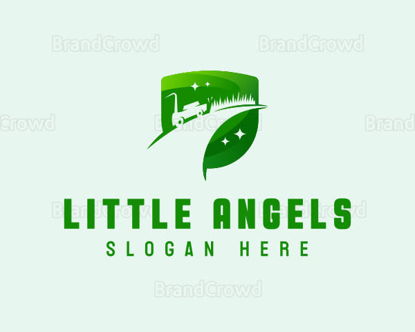 Sparkling Shield Lawn Care Logo