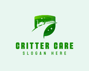 Sparkling Shield Lawn Care logo design