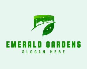 Sparkling Shield Lawn Care logo design