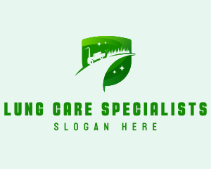 Sparkling Shield Lawn Care logo design