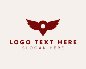 Tracking App - Tracker App Wings logo design